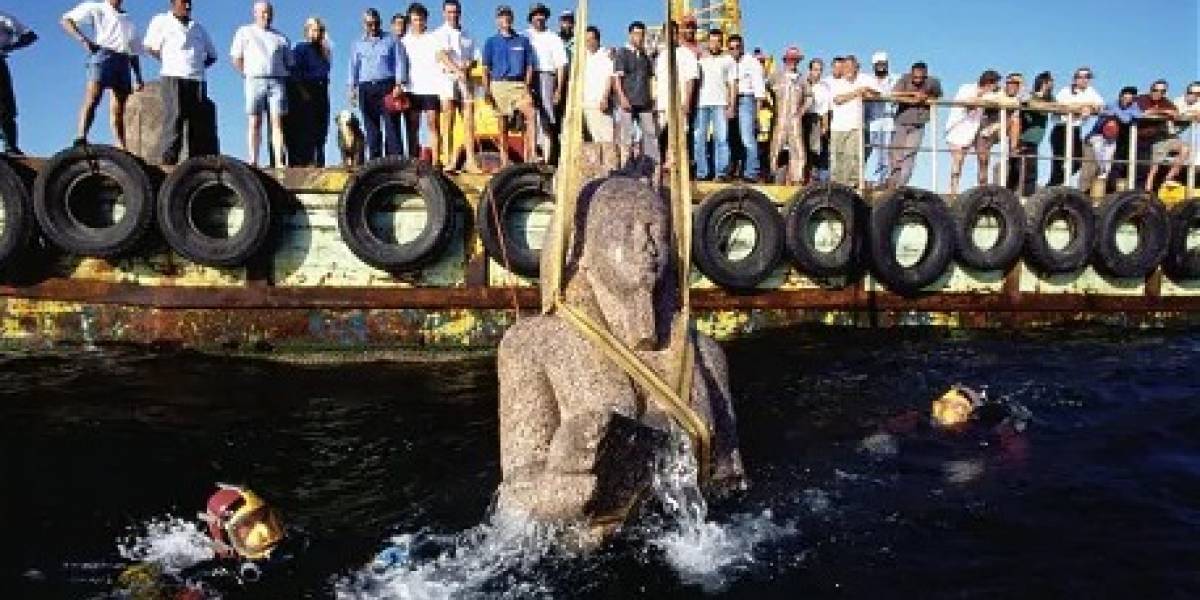 Egipto bajo el agua: conoce los restos de un templo en una ciudad hundida