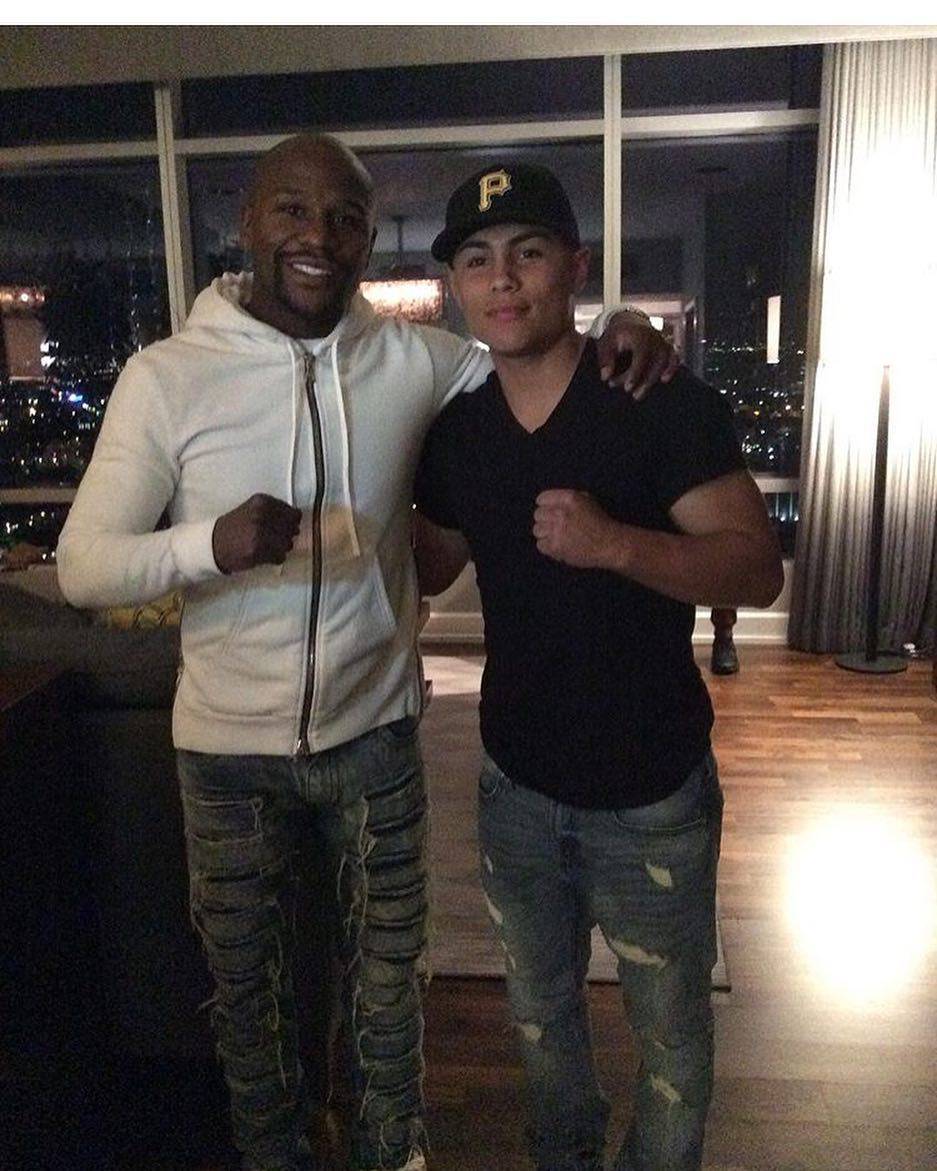 Danny González y Floyd Mayweather