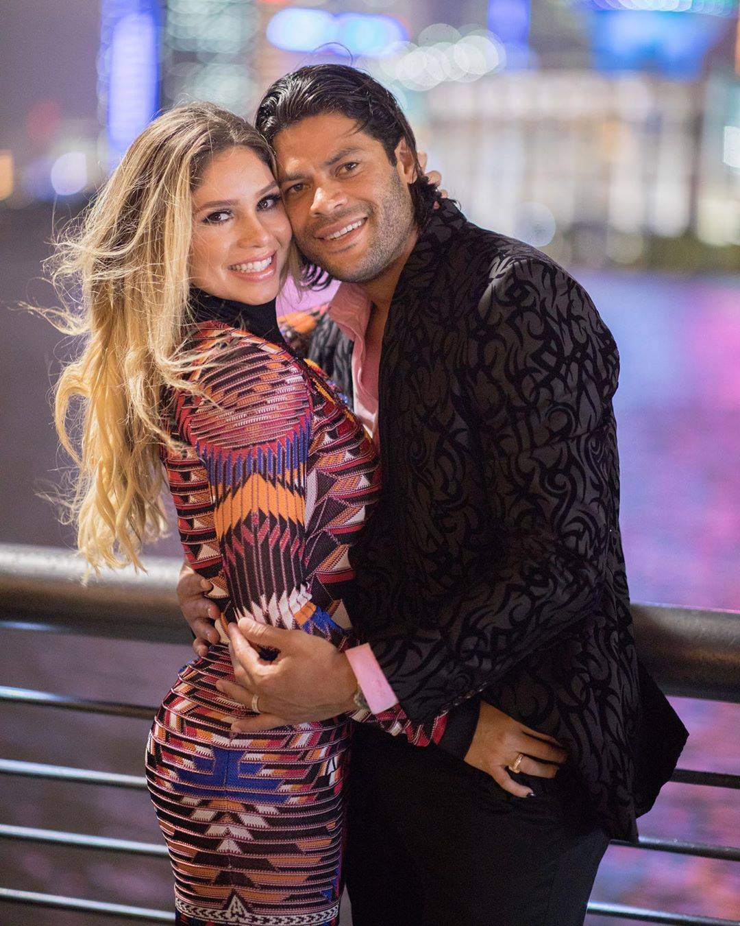 Hulk y su esposa, sobrina de su expareja