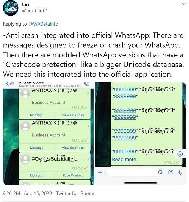 WhatsApp Cadena WhatsApp Cadena