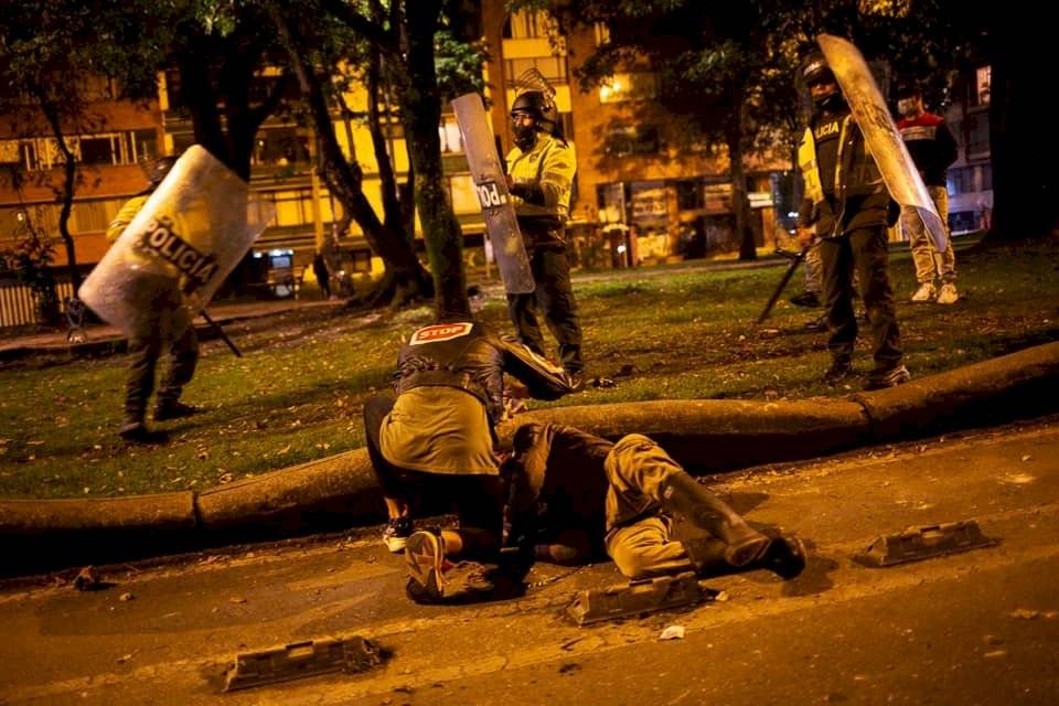 Tour de Francia sobre protestas en Colombia