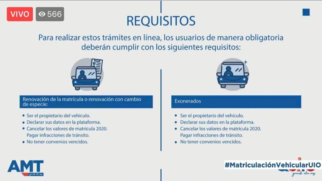 Matriculación vehicular Quito