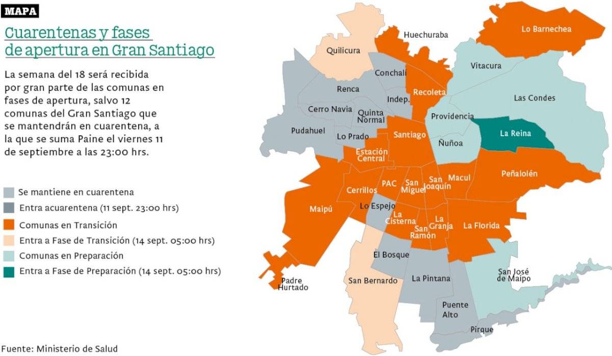 mapa de santiago