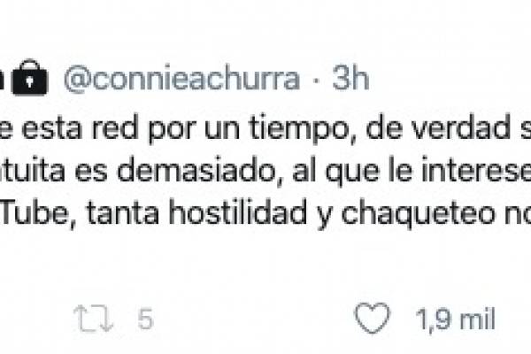Tuiter de Connie Achurra