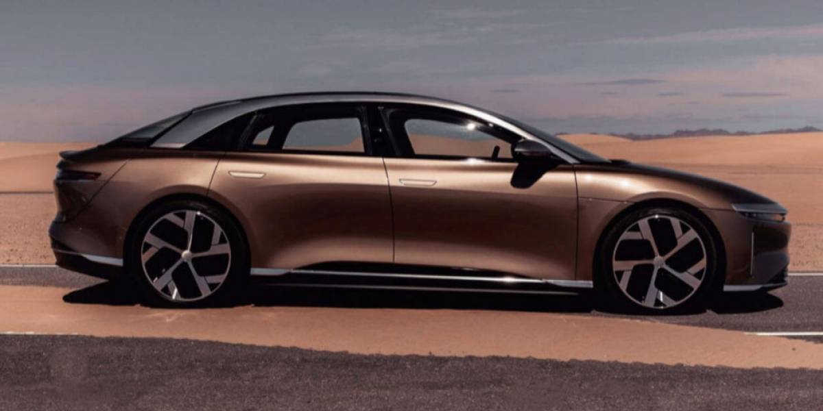 Conoce al Lucid Air, el auto eléctrico con 1.080 caballos de fuerza
