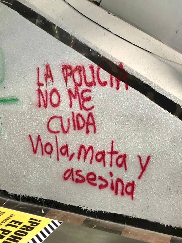 Daños en la estación Chabacano del Metro