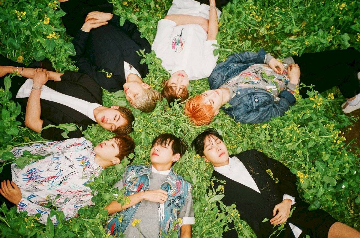 Imagem de divulgação do grupo BTS