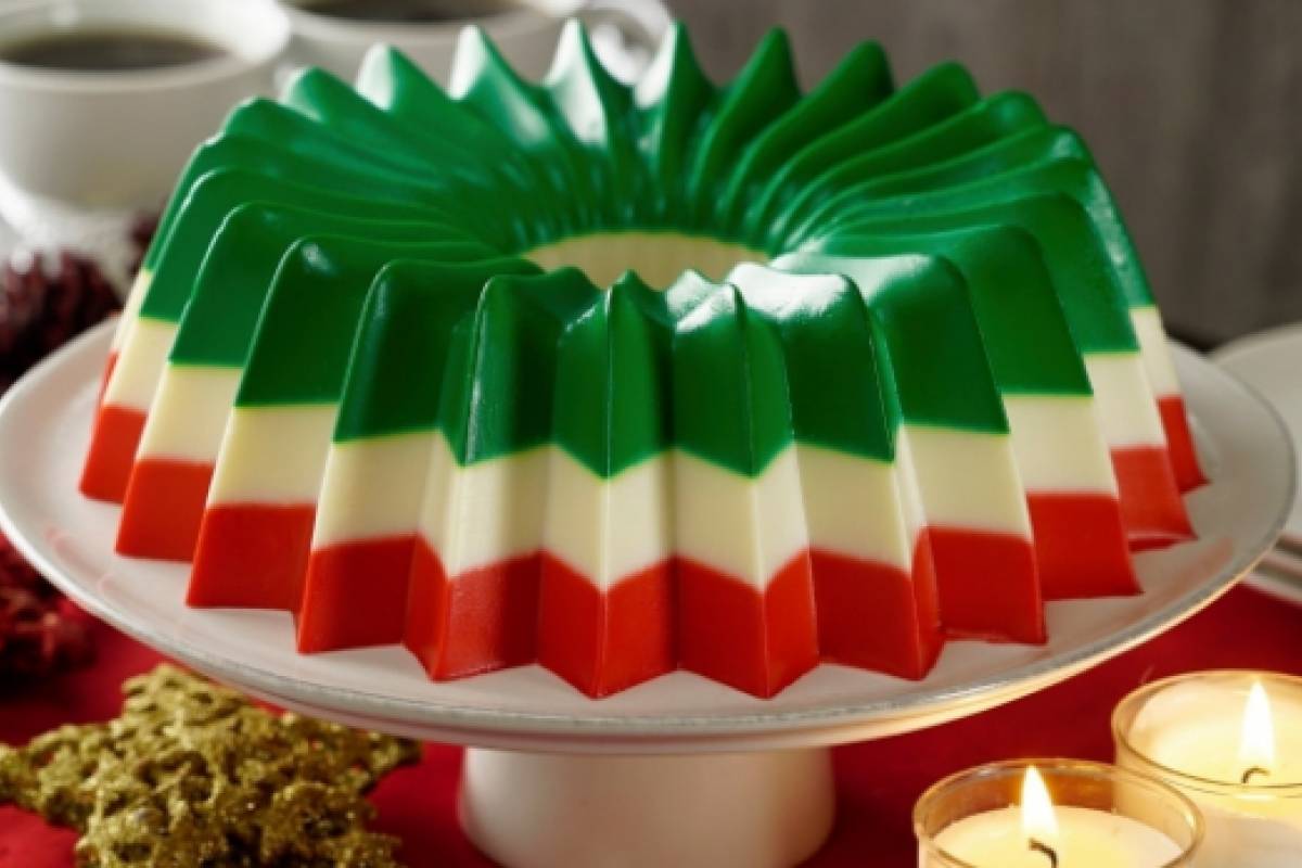 Así se prepara la gelatina tricolor para celebrar las fechas patrias