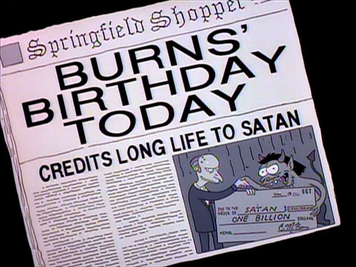 Los Simpsons: El Señor Burns está de cumpleaños y este es el regalo de FOX