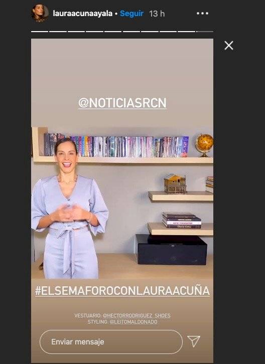 Captura de pantalla Instagram