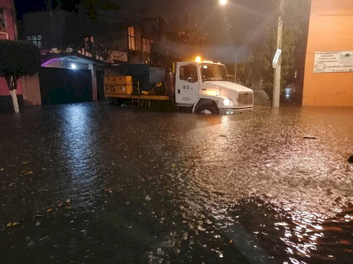 Inundaciones en la alcaldía Xochimilco