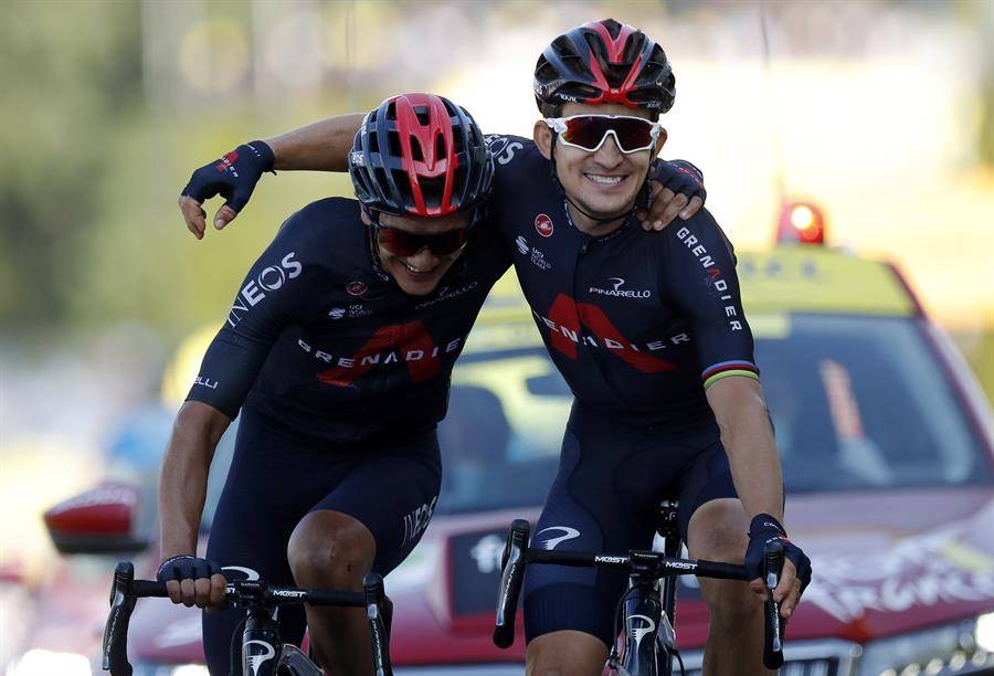 Richad Carapaz es el “líder de la montaña”