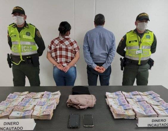dinero incautado aeropuerto valle