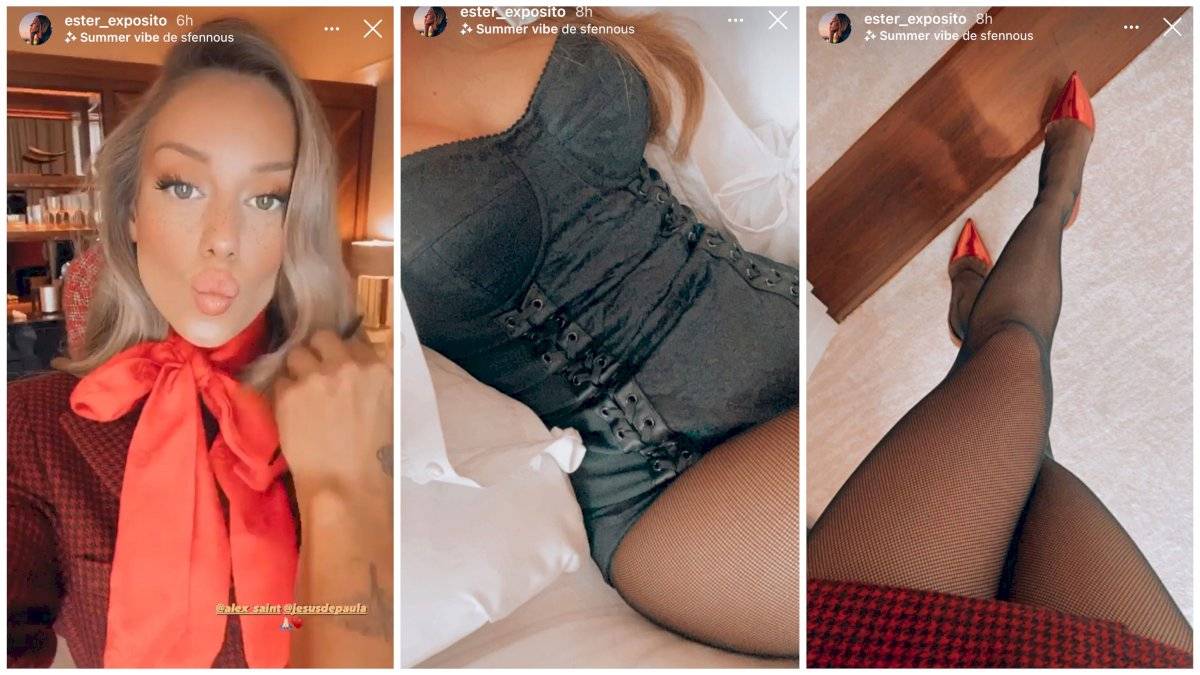 Incendio en Instagram: Ester Exposito lo vuelve a hacer y se deja ver al estilo de famme fatal