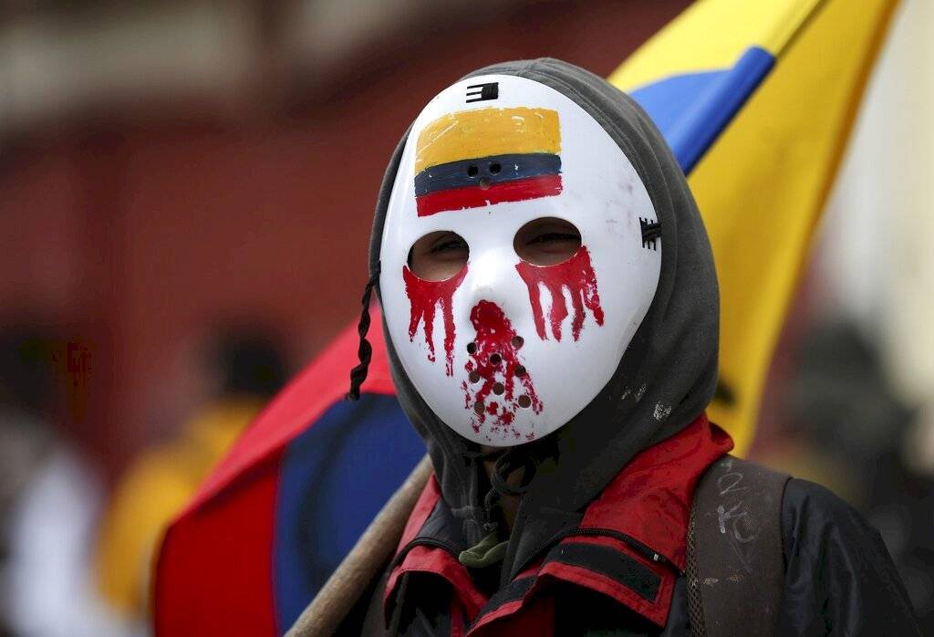 Protesta brutalidad policial colombia
