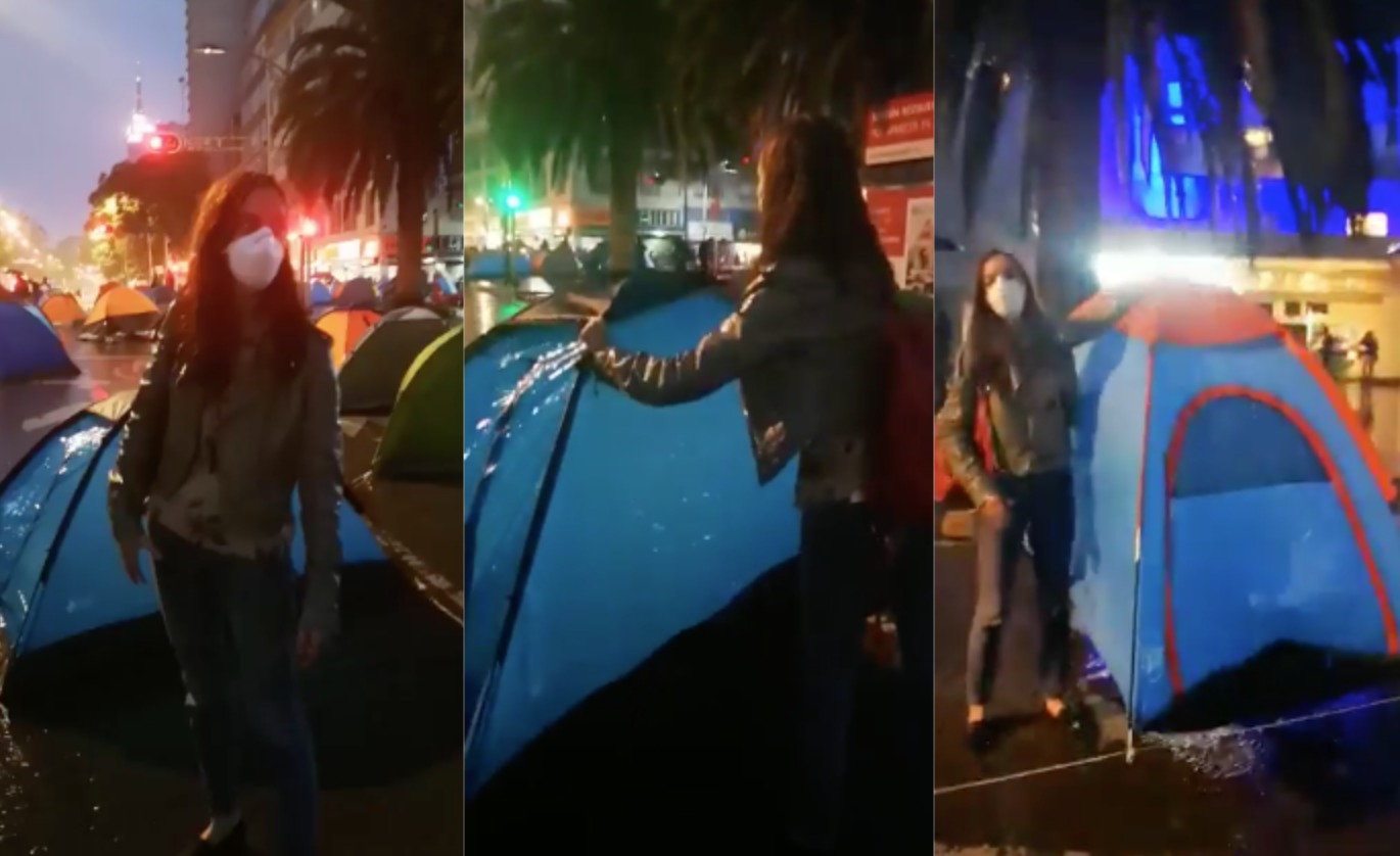 Plantón en Reforma FRENA