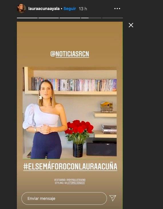 Captura de pantalla Instagram