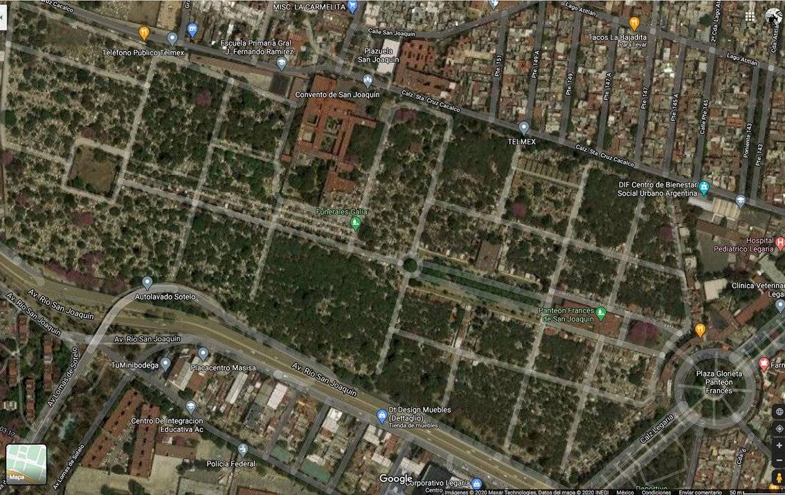 Covid19 Así se ven desde el cielo los panteones de la CDMX