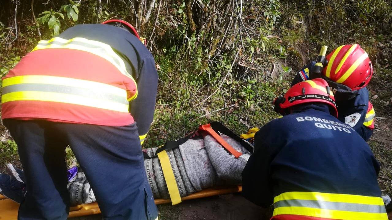 Persona herida en siniestro de tránsito
