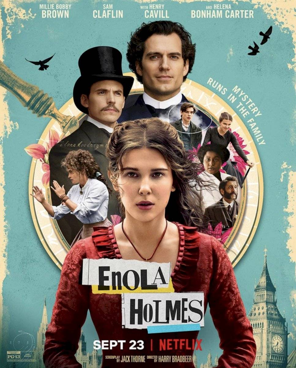 "Enola Holmes" la nueva película de Millie Bobby Brown que ha menos de un día de su estreno es tendencia en México y EU