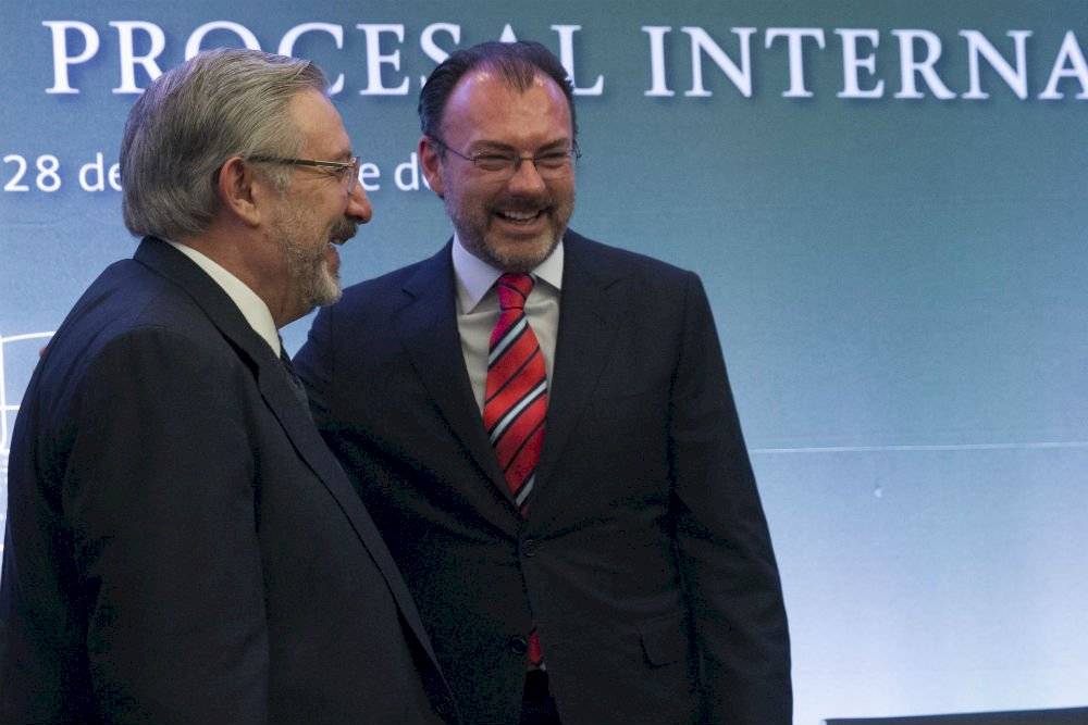Luis María Aguilar y Luis Videgaray