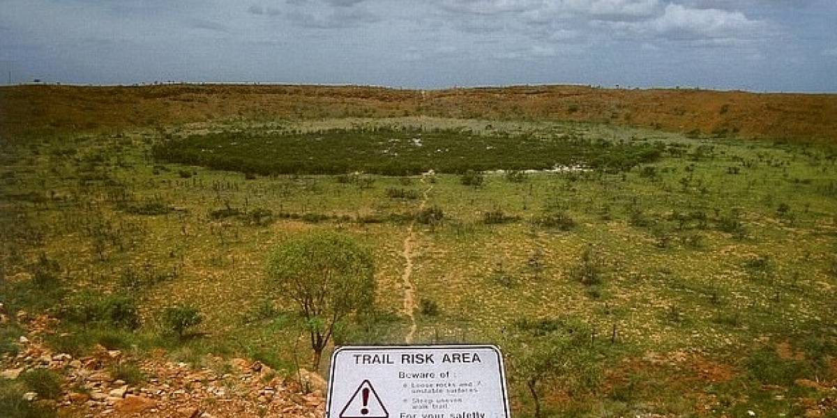 Mide aproximadamente 5 kilómetros y tiene 100 millones de años: así luce el cráter de meteorito que descubrieron en Australia