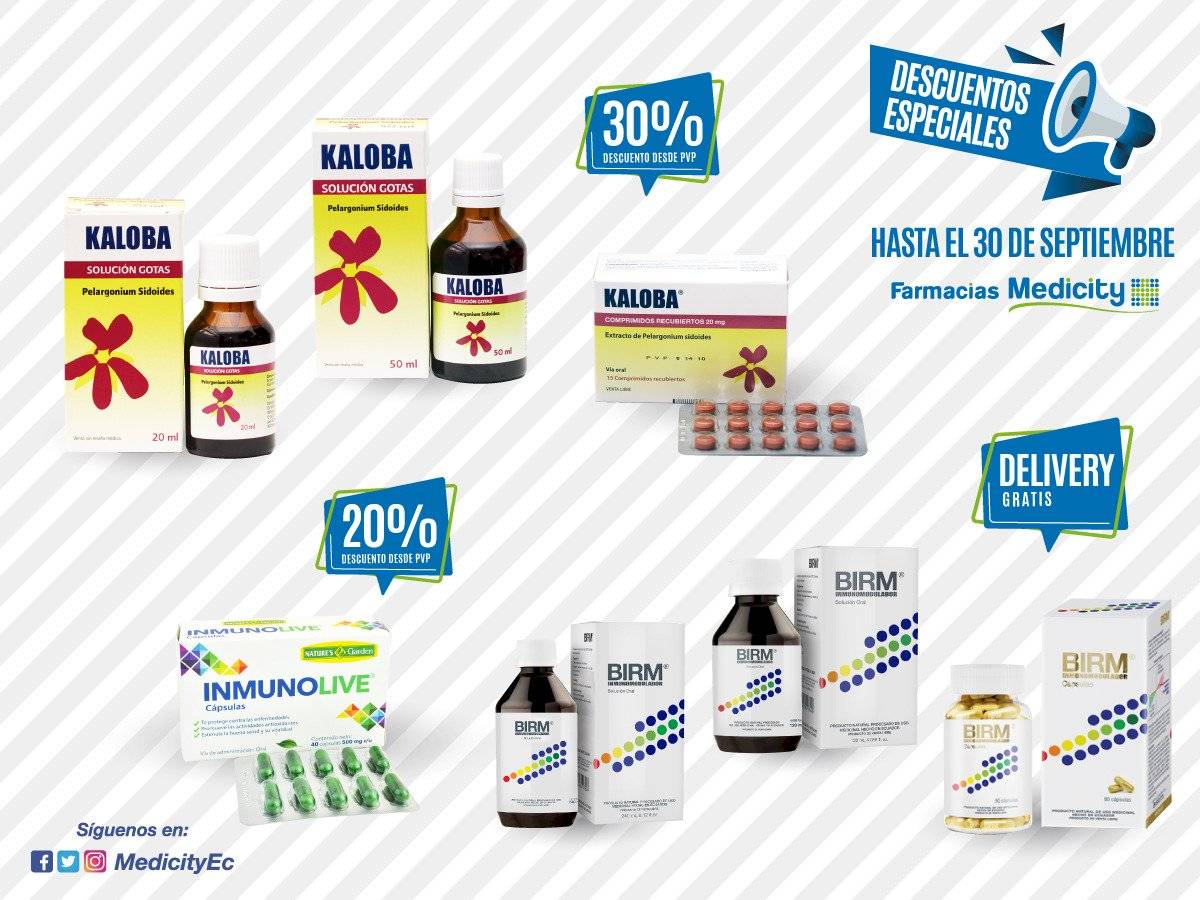 Farmacias Medicity, preocupados por tu bienestar, te trae las siguientes promociones (hasta el 30 de septiembre)