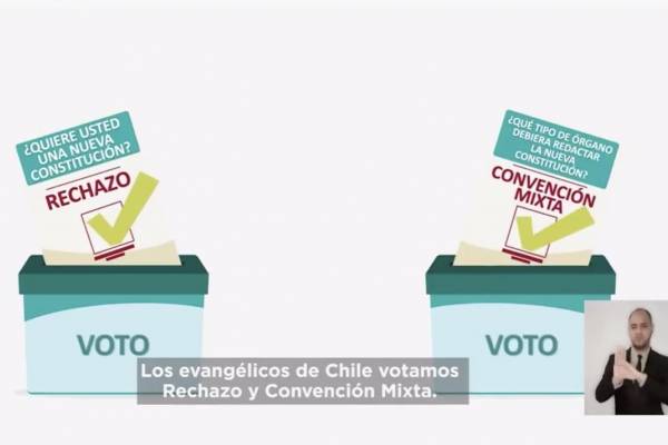 Evangélicos demuestran su descontento con la aparición en la franja electoral del rechazo