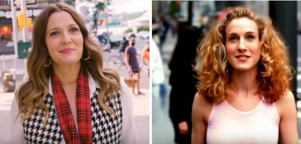 Drew Barrymore/Carrie Bradshaw