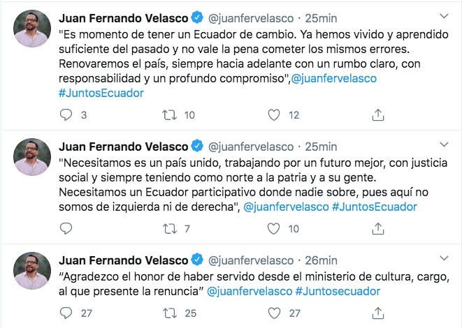 Twitter Juan Fernando Velasco Twitter Juan Fernando Velasco