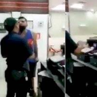 Sujeto agrede a empleados de pizzería tras negarse a usar bien el cubrebocas; ahora es #LordPizza