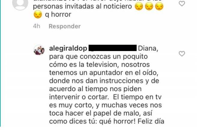 Captura de pantalla Instagram