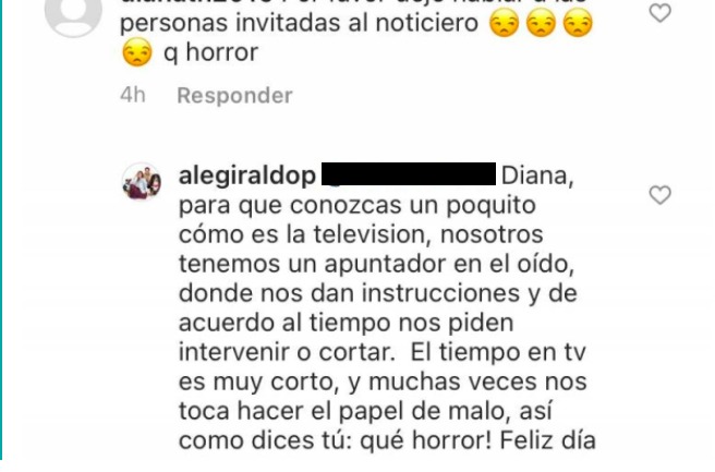Captura de pantalla Instagram