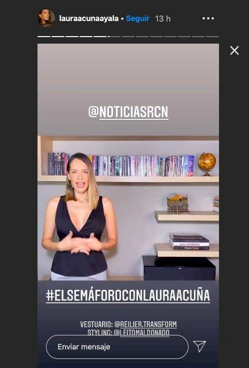 Captura de pantalla Instagram