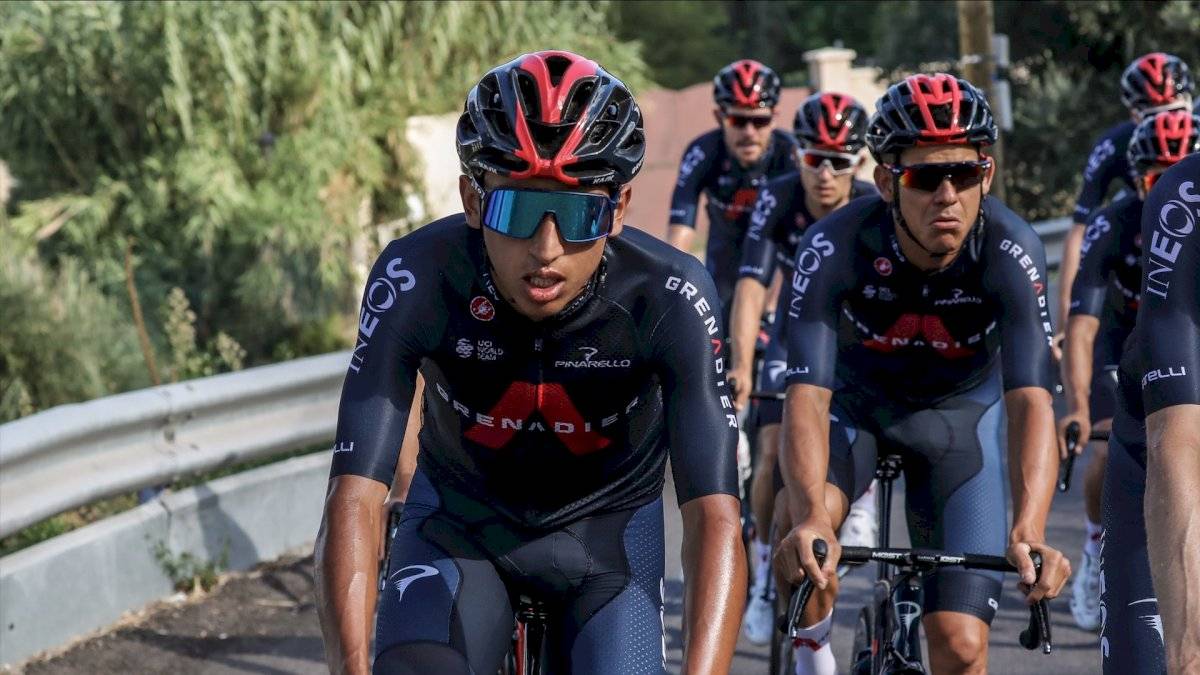 Egan Bernal en el Giro de Italia 2020