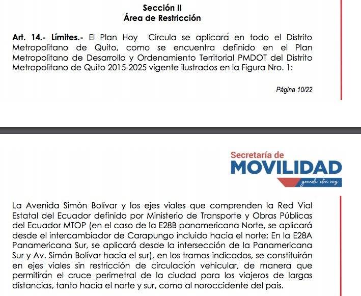 Captura de pantalla de la Resolución No. SM-2020-71