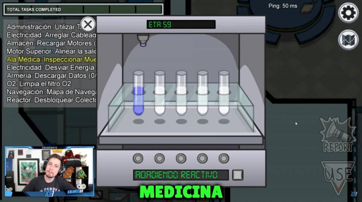 Among Us medicina