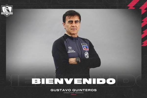 Colo Colo oficializa a Gustavo Quinteros como su nuevo entrenador