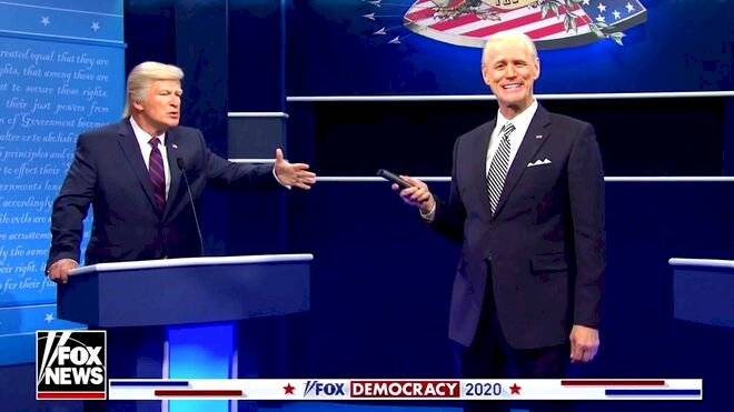 La simpática parodia del debate de Jim Carrey marcó su regreso a la televisión