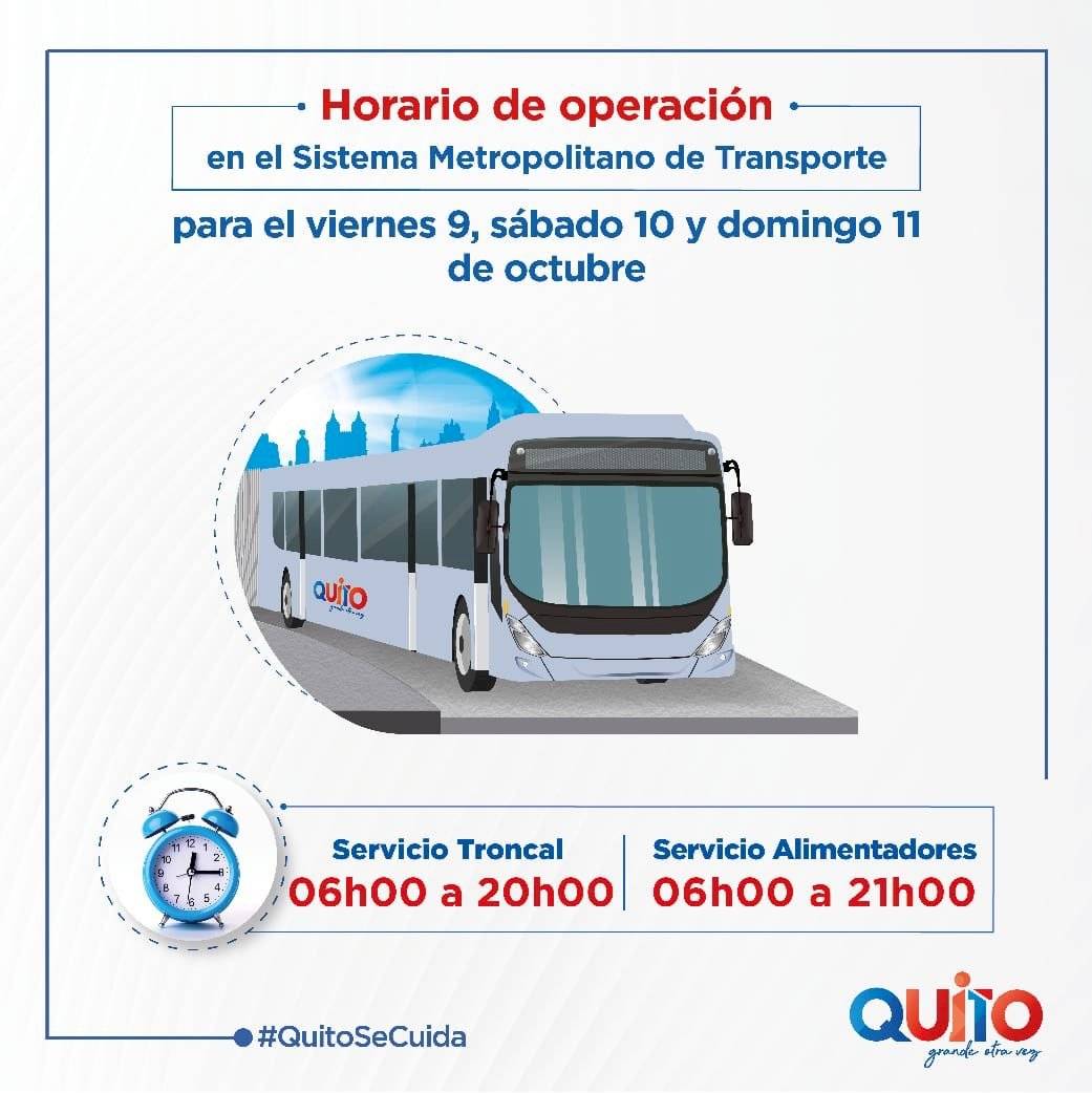Trole y Ecovía en feriado