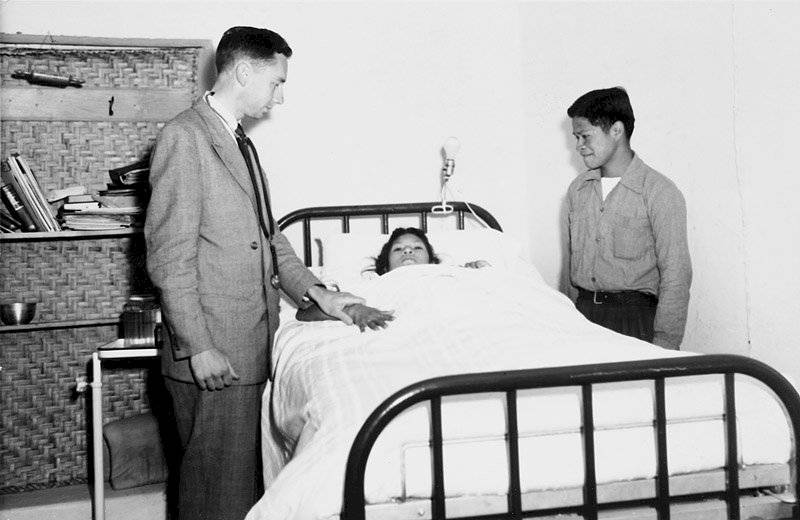 Hospital Vozandes Quito, brindando atención a sus pacientes, hace 65 años.