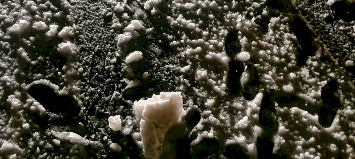 Se registró caída de nieve en la vía Papallacta-Pifo durante la madrugada