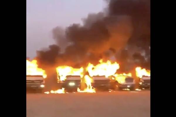 Nuevo ataque incendiario en Angol: al menos 15 camiones fueron incendiados