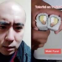 Tiktoker japonés reacciona a tutorial de "sushi latino"
