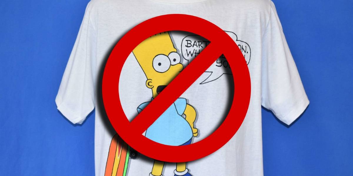 Los Simpson: escuelas de Estados Unidos prohibieron playeras de Bart en los 90's