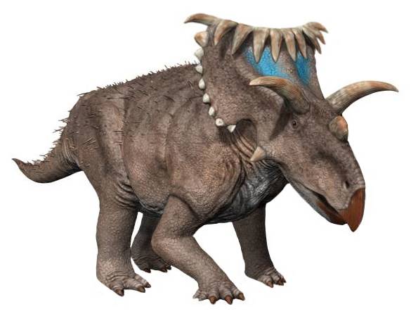  De los dinosaurios más extraños : el Kosmoceratops. 