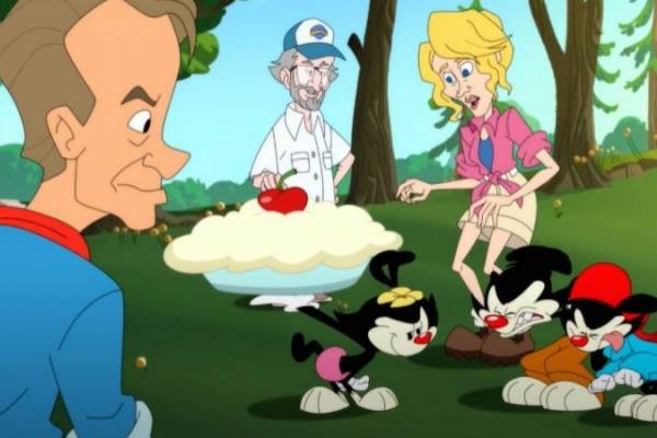 Revelan primer clip del regreso de Animaniacs con parodia a Jurassic Park y adelantando el retorno de Pinky y Cerebro