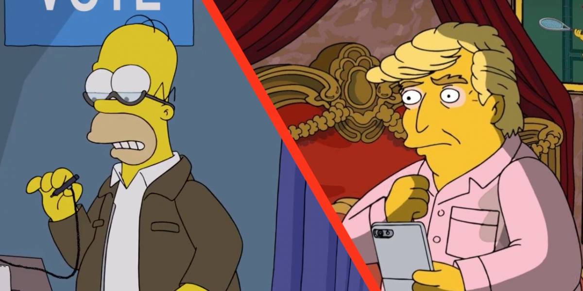 Los Simpson: invitan a no votar por Trump en adelanto de nuevo episodio