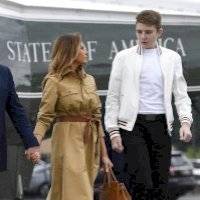 Melania Trump confirmó que su hijo Barron también contrajo Covid-19