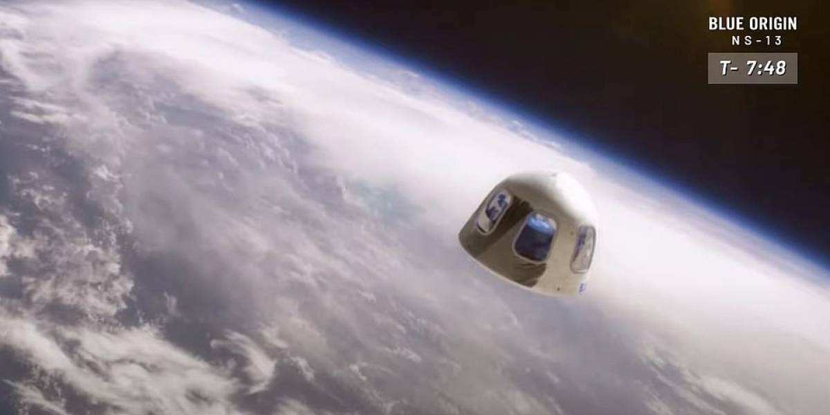 Espacio: así es el interior del New Shepard de Blue Origin, que puede llevar hasta seis turistas